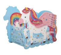Design By Violet Unicorn Large Gift Box | Personalise with 83 alphabet stickers. Ideal for birthday gifts, toys, sweets, party favours and hamper displays.