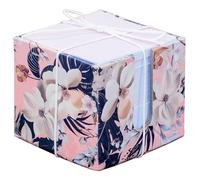 Design By Violet Zara Floral Memo Block - Decorative Desk Note Cube for Gifting for Her and Back to School
