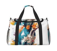 Design Colorful Abstract Painting Waterproof Weekender Bags Duffel Bag Large Carry On Hand Luggage Bags Foldable Tote Bag for Travel Sports Gym Dance