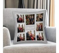 Design Custom Photo Pillow Case Personalized Cushion Cover with Name/Text, Gift for Loved Ones, Friends, Couples for Special Occasions