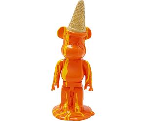 Design Deco Figurine Gelato Bear, Orange, Deco Statue, Gift Idea, Decorative ...