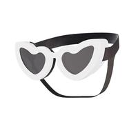 Design Dog Sunglasses Lens Wind Sand Proof Protective Eyewears for Pet Walking Running Heart Shape Dog Goggles