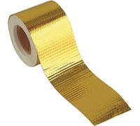 Design Engineering 010394 Reflect-A-GOLD High-Temperature Heat Reflective Adhesive Backed Roll, 1.5" x 15' Roll