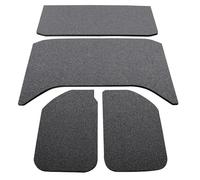 Design Engineering 050137 Boom Mat Black Sound Deadening Headliner Compatible with 4-Door Jeep Wrangler JK (2011-2018)