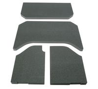 Design Engineering DEI Boom Mat sound-deadening Headliner for Jeep Wrangler 4-Door Jeep Wrangler (2007-2010) Black