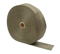 Design Engineering Titanium Exhaust Heat Wrap with Lava Rock Technology - 1" x 100' - Pliable Exhaust Wrap Tape, Withstands 1800°F Direct & 2500°F Intermittent Heat