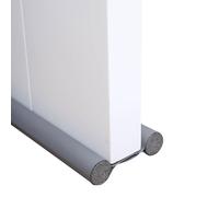Design Exclusion - + PVC, 37.8 Inch Door Draft Stopper Weatherproof , Double-Sided Design, Easy Installation, Door Floor Sealing Strips for Doors Without Thresholds, Homes, Offices
