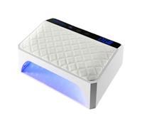 Design Extra Large Space For Tow Hands 178W UV LED Nail Lamp With Hand Pillow Rechargeable Dryer Fast-Safety(Bianco)
