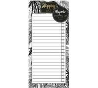 DESIGN GROUP 3 x Monochrome Jungle Magnetic Refrigerator Shopping List Pad