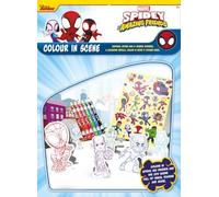 Design Group Creative Kids Craft Set Spidey & Friends Colour in Scene