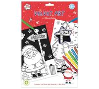 Design Group Kids Create Christmas Velvet Art Set Childrens Activity Pack Festive Stocking Filler Age 3+