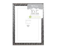 DESIGN GROUP Silver Ornate Design Freestanding Wall Mount Picture Photo Frame 5 x 7'', 13 x 18cm