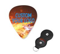 Design Guitar pick Your Image Text Here For Bass, Electric, Acoustic Guitars 0.027inch/0.71mm