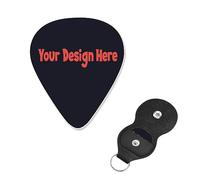 Design Guitar pick Your Image Text Here For Bass, Electric, Acoustic Guitars 0.038inch/0.96mm