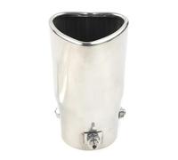 Design Heart Shape Style Car Accessories 1.5-2.1Inch Stainless Steel Silver Colorful Exhaust Tips Muffler Tail Pipe