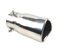 Design Heart Shape Style Car Accessories 1.5-2.1Inch Stainless Steel Silver Colorful Exhaust Tips Muffler Tail Pipe