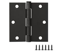 Design House 181503 Door Hinge in Oil Rubbed Bronze, 3-1/2-Inch, Square Corner, 10-Pack, 3.5 x 3.5 Standard