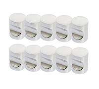 Design House 182329 Barrel Knob, 10-Pack, Brushed Nickel, 3/4 in