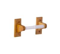 Design House 561209 Dalton Wall-Mounted Toilet Paper Holder, Honey Oak