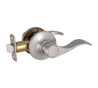 Design House 700484 Springdale 2-Way Latch Passage Door Handle, Adjustable Backset, Satin Nickel Finish