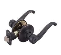 Design House 740407 Scroll 2-Way Adjustable Privacy Door Lever, Oil Rubbed Bronze, 6 Universal