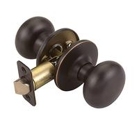 Design House 753442 Cambridge 2-Way Latch Passage Door Knob, Adjustable Backset, Oil Rubbed Bronze Finish
