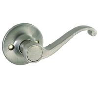 Design House 781815 Scroll Dummy Door Handle, Reversible for Left or Right Handed Doors, Satin Nickel Finish