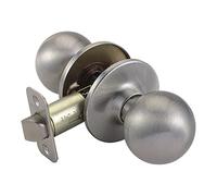 Design House 781872 Ball 2-WayAdujustable Latch Passage Door Knob, Satin Nickel