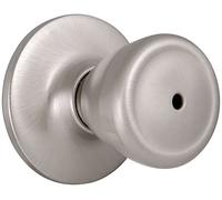 Design House 781906 Tulip Privacy Bed and Bath Door Knob Satin Nickel
