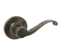 Design House 791657 Scroll Dummy Door Handle, Reversible for Left or Right Handed Doors, Oil Rubbed Bronze Finish