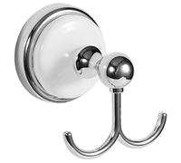 Design House Savannah Bath Accessories, Polished Chrome and White