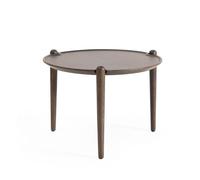 Design House Stockholm Aria Coffee Table Ø50 Low Dark Oak