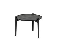 Design House Stockholm Aria coffee table Black oak, Ø50x37 cm