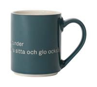 Design House Stockholm Astrid Lindgren mug. and så ska man ju ha Svensk text