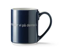 Design House Stockholm Astrid Lindgren mug Utan snus Swedish text