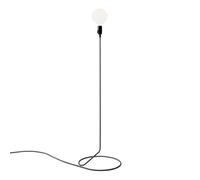 Design House Stockholm Cord Floor Lamp Without Bulb Black