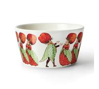 Design House Stockholm - Elsa Beskow Bowl 50 cl, The Strawberry Family - White