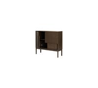 Design House Stockholm Layer Cabinet With Legs Dark Oak