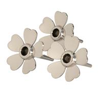 Design House Stockholm - Me to You Candle Holder 3-pack, Silver Plated - Silver