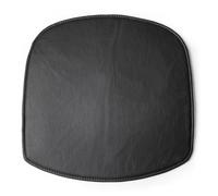 Design House Stockholm Wick Chair Seat Cushion Black Leather
