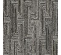 Design ID Did Retro String Motif Black Wallpaper
