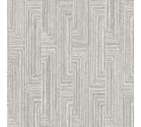 Design ID Did Retro String Motif Grey Wallpaper
