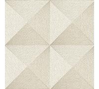 Design ID Did Weaved Cube Cream Wallpaper