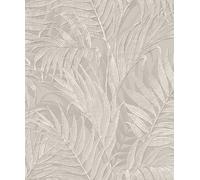 Design ID Luxurious Grace Palm Grey/silver Wallpaper