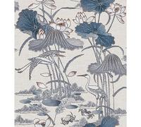 Design ID Wallpaper TP422702 Tapestry Lotus Pond Blue