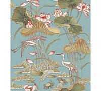 Design ID Wallpaper TP422704 Tapestry Lotus Pond Grey