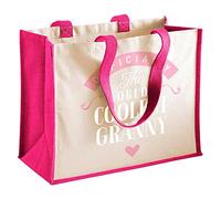 Design, Invent, Print! Granny Bag 21 Litre Volume Fuchsia Pink Cotton Canvas 42 x 33 x 19cm