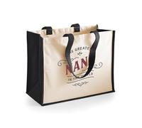 Design, Invent, Print! Nana Bag 21 Litre Volume Black Cotton Canvas 42 x 33 x 19cm