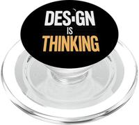 Design Is Thinking Quote For Work PopSockets PopGrip for MagSafe