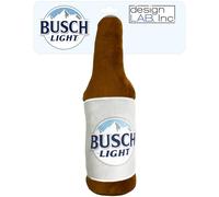 Design LAB Busch Light Dog Toy | Plush Beer Bottle with Squeaker for Dogs | Large 18-inch Interactive Fetch & Chew Toy